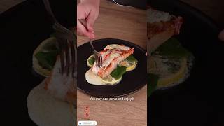 I learned this trick at a restaurant Juicy and delicious salmonfoodvibe [upl. by Yecac]