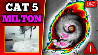 🔴 BREAKING Hurricane Milton Becomes Worst Hurricane In Years  Catastrophic Impacts In Florida Soon [upl. by Eldwen938]