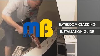 Bathroom Cladding Installation by MB DIY [upl. by Tse447]