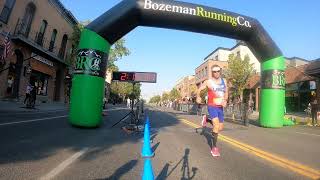 2022 Bozeman Marathon Finish [upl. by Arihas]