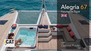 Alegria 67 the flagship sailing catamaran of the Fountaine Pajot range [upl. by Sewell]