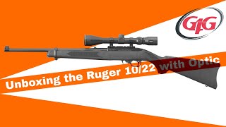 Unboxing the Ruger 1022 wOptic [upl. by Onurb846]