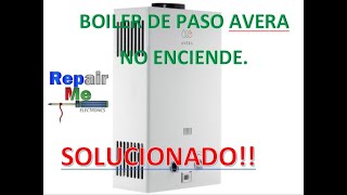 BOILER AVERA NO ENCIENDE [upl. by Syxela]