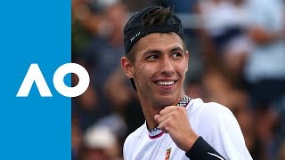 Alexei Popyrin v Mischa Zverev match highlights 1R  Australian Open 2019 [upl. by Chi]