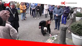 Onthulling Stolpersteine Schoonhoven [upl. by Fonz]