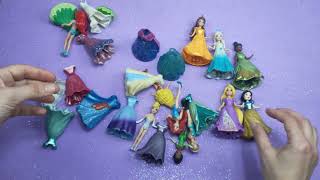 Disney Princess Doll Makeover DIY Miniature Ideas for Barbie Wig Dress Faceup and More dolls ASRM [upl. by Kee]