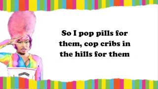 Nicki Minaj  pills n potions lyrics [upl. by Satsok756]