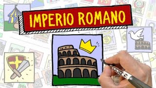 IMPERIO ROMANO  Resumo Desenhado [upl. by Anitsirhk]