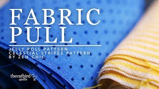 Fabric Pull  Jelly Roll Friendly Celestial Stripes by Zen Chic [upl. by Noah]