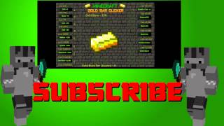 Minecraft Gold Bar Clicker Game [upl. by Kral]