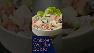 QUICK AND EASY CHICKEN WALDORF SALAD easy cooking food [upl. by Ecirtram]