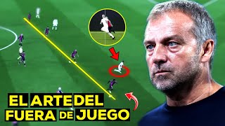 🤯 EL BARÇA DE HANSI FLICK DESTROZA A SUS RIVALES CON EL FUERA DE JUEGO [upl. by Tezzil359]