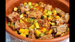 Calabacitas Con Carne de Puerco Mi sabor latino❗🔝 [upl. by Normi]