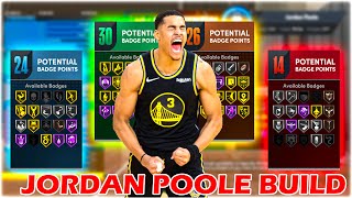 BEST JORDAN POOLE BUILD NBA 2K22 NEXT GEN SCORING MACHINE BUILD [upl. by Eliathan]