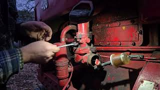 Farmall 400 carb removal [upl. by Rehpotsrik342]