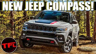 2022 Jeep Compass Debut Its Whats On The Inside That Counts With This Update [upl. by Siddra489]