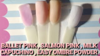 EnailCouture Cotton Candy Monomer and acrylic review review EnailCouture swatches [upl. by Walt]