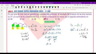 RESOLUCIÓN DEL 3ER EXAMEN CEPRU 0RDINARIO 2024II ABCD [upl. by Ahsilrae]