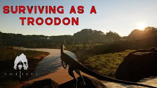 Surviving as a Troodon on the Official Servers  The Isle Evrima [upl. by Lovash485]