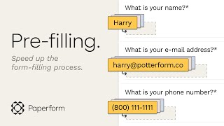 How to Prefill Forms with Paperform [upl. by Eitsrik]