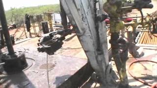 North American Drilling Corporation Bynum Well  2 Drilling Video [upl. by Gosney]