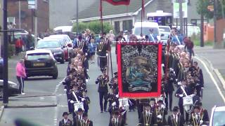 Royal Black Parade Kilkeel after Black Saturday in Newtownards 25818 HD [upl. by Holli]