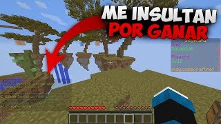 OMG Me INSULTAN Por GANAR Una PARTIDA  SkyWars Minecraft  EMasterSensei [upl. by Annert]