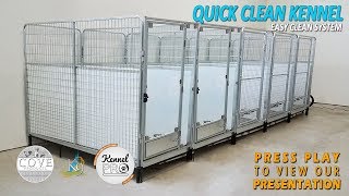 K9 Kennelstore Quick N Clean Kennels [upl. by Ynoyrb772]