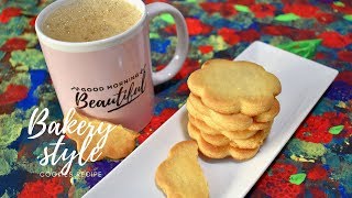 Bakery style cookies recipe  Buttermilk cookies No talking tutorial [upl. by Elson]