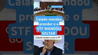 Caiado mandou prender e o STF MANDOU SOLTAR Caiado detona o PT em reunião com os governadores [upl. by Drarreg]