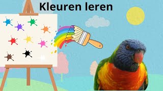 Kleuren Leren Nederlands ♥ 10 Kleuren Leren ♥ Educatieve Nederlandse Kinderfilmpjes [upl. by Nylrebma206]