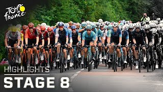 Tour de France 2024 Stage 8  EXTENDED HIGHLIGHTS  762024  Cycling on NBC Sports [upl. by Hgieliak514]