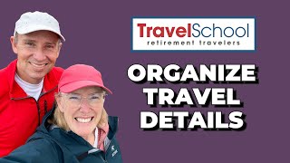 Retirement Travel School How to Organize Travel Documents  Mondaycom Digital Planner [upl. by Tome]