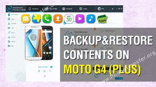 How to Backup amp Restore Contents on Moto G4 Plus G4 Plus Data Backup and Restore [upl. by Xena]