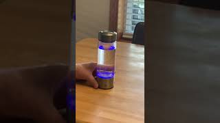 Hydrogen Water Bottle Portable Hydrogen Water Ionizer Machine Hydrogen Rich Water Generator Review [upl. by Harimas333]