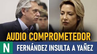 🔊 AUDIO FILTRADO Alberto Fernández insulta a Fabiola Yañez [upl. by Dunstan]