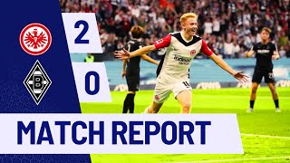 Eintracht Frankfurt 20 Borussia Mönchengladbach – Souveräner Heimsieg  Bundesliga 202425 [upl. by Drawd]