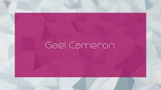 Gael Cameron  appearance [upl. by Merill]