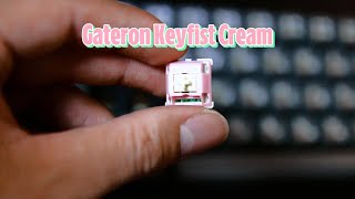 Gateron Keyfirst Cream linear switches [upl. by Elatsyrc]