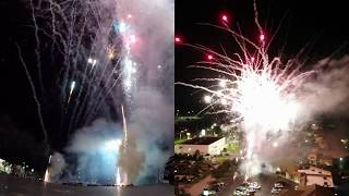 2018 4th of July Fireworks Show  with Drone [upl. by Hege]