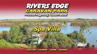 Rivers Edge Spa Villa Tailem Bend South Australia [upl. by Yelsiap]