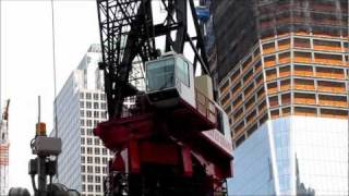 Link Belt TG1900 tower crane working [upl. by Adorl]