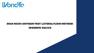 2019nCoV Antigen Test Lateral Flow Method WondfoSaliva [upl. by Elaina303]