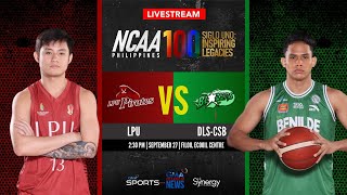 LPU vs Benilde Men’s Basketball  NCAA Season 100  Replay [upl. by Holms423]