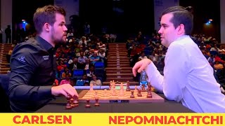 Magnus Carlsen 2847 vs Ian Nepomniachtchi 2789  World Rapid [upl. by Debra135]