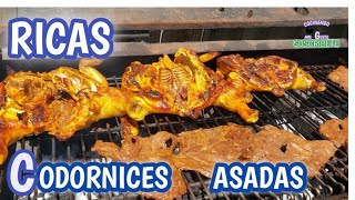 Codornices Asadas al carbon [upl. by Anialam]