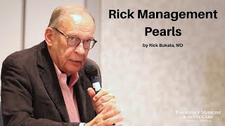 Rick Management Pearls  The EM amp Acute Care Course [upl. by Htaek261]