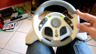 Madcatz xbox 360 steering wheel controller review [upl. by Annunciata847]