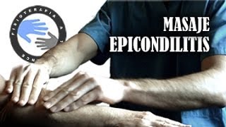 Masaje para epicondilitis o codo de tenista [upl. by Cheston]