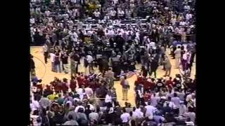 1998 NBA Finals BullsJazz Game 6  Bulls Win 6th Championship [upl. by Enyrb670]